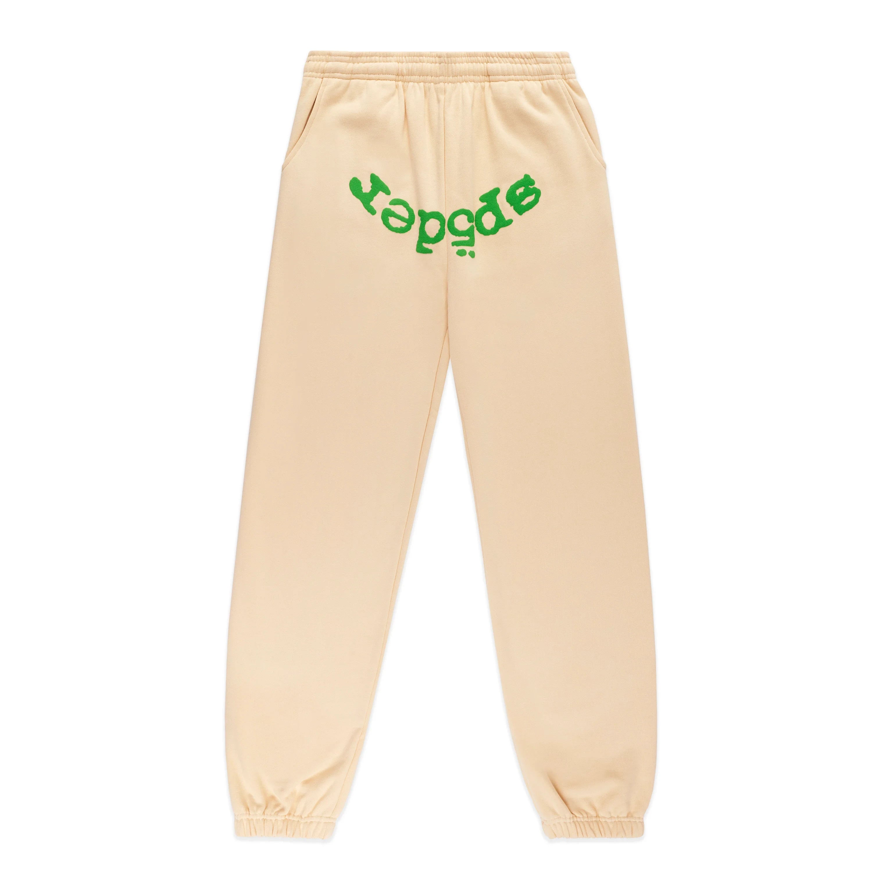 Sp5der OG Web V2 Sweatpants Cream